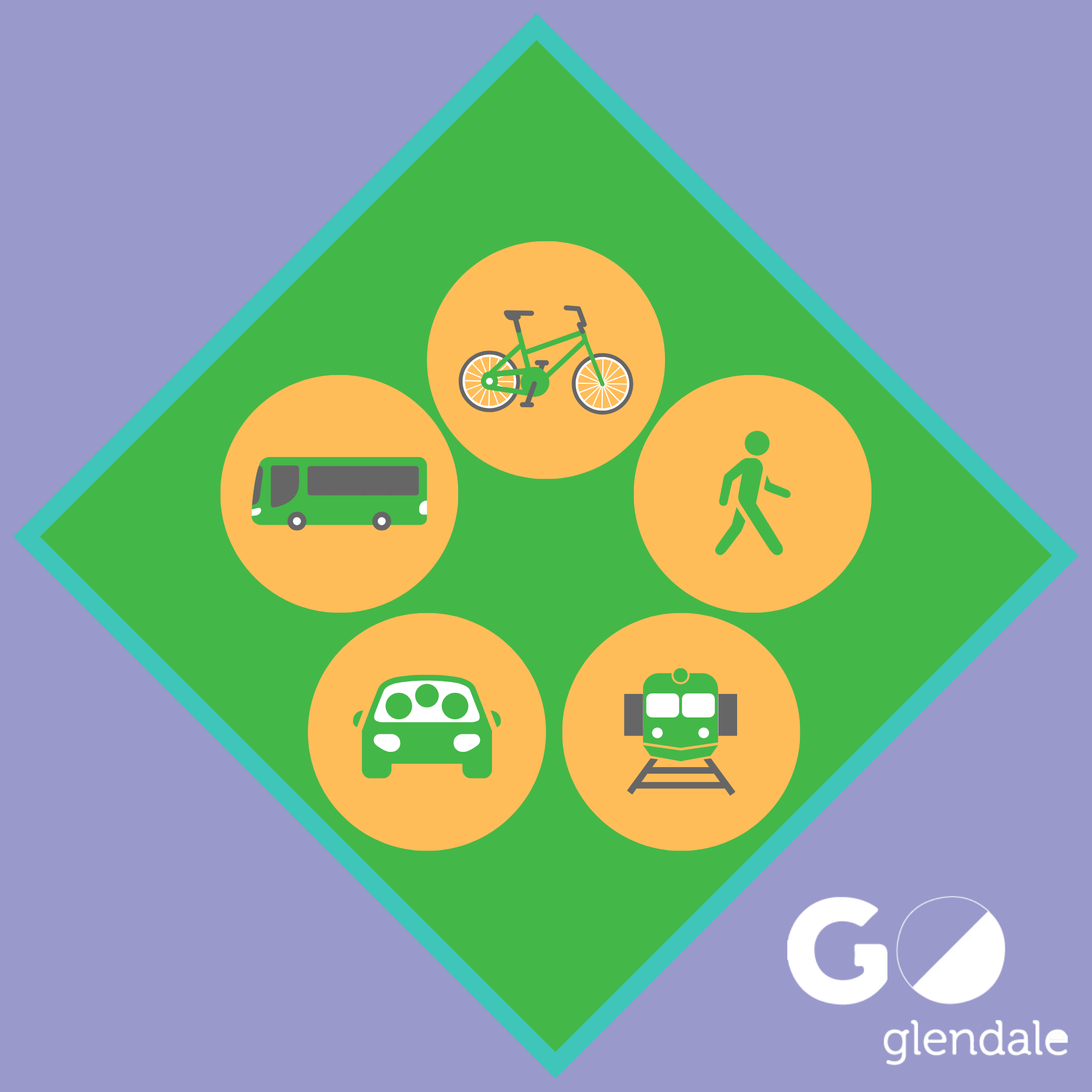 Go Glendale transportation modes infographic